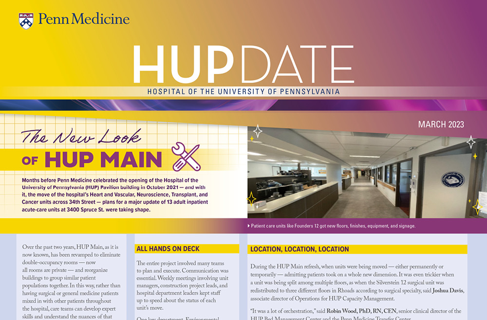 Hupdate Newsletter March 2023 graphic